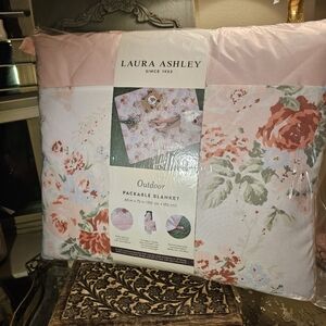 Laura Ashley Floral Outdoor Blanket